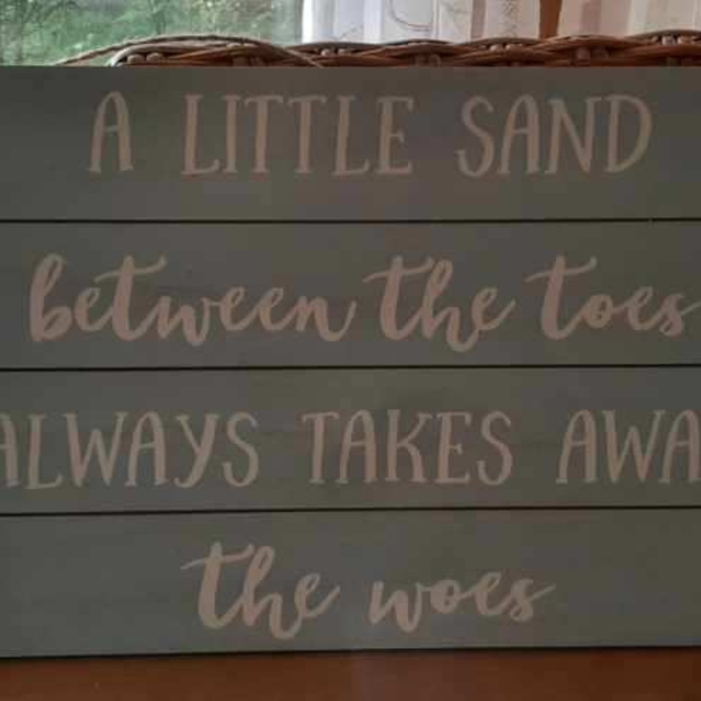 Decorative Beach Quote Sign ,wall Decor
